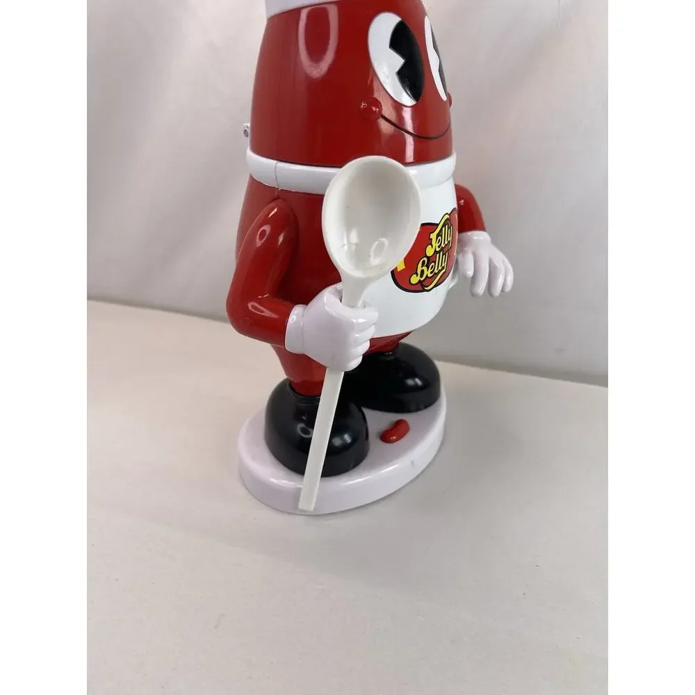 Jelly Belly Chef Sweet Talkin Mr Jelly Bean Candy Dispenser Spoon Talking Toy